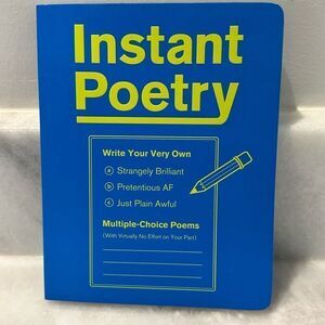 Knock Knock Instant Poetry Write Your Very Own Journal Nonfiction Paperback NWT